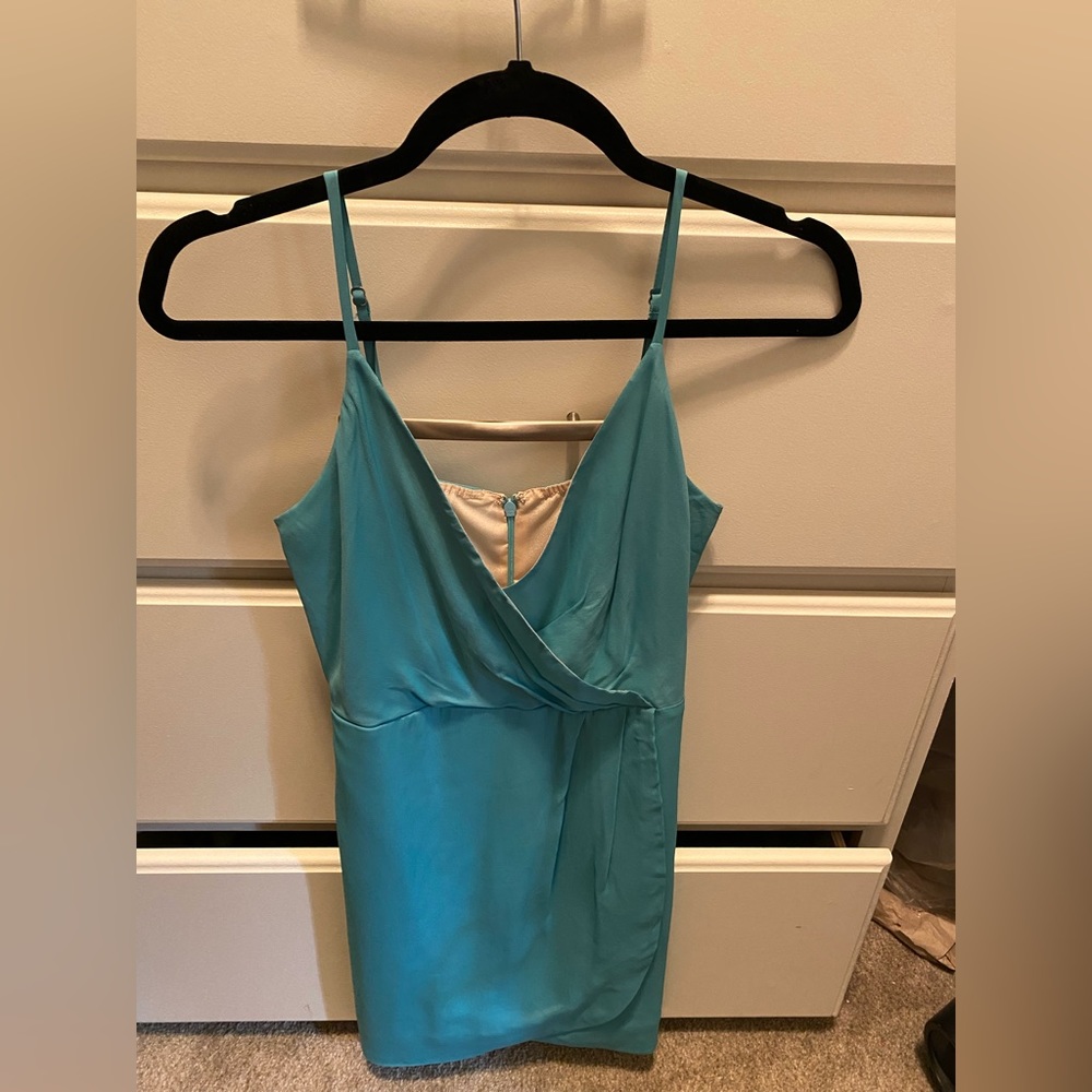 Teel Blue Dress - Lavender Brown